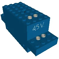 Motor, Train, 4.5V 12 x 4 x 4 Type I with '4.5V' Print
