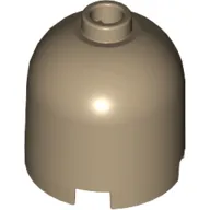 Brick Round 2 x 2 x 1 2/3 Dome Top, Blocked Open Stud