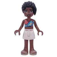 Celine - Coral Top, White Shorts