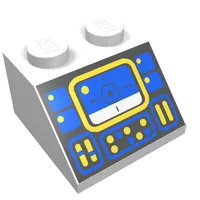 Slope 45° 2 x 2 with Ice Planet Controls Print