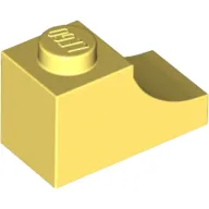 Brick Curved 2 x 1 with Inverted Cutout