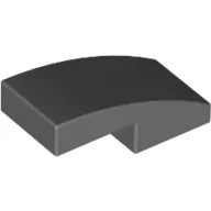 Brick Curved 2 x 1 No Studs [1/2 Bow]