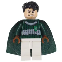 Marcus Flint, Dark Green, Dark Bluish Gray, and White Slytherin Quidditch Uniform - 3626c Head