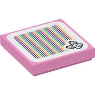 Tile 2 x 2 with Wendy and Barcode Print (Sticker)