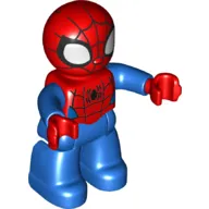 Duplo Figure Spider-Man, Large Eyes, Blue and Red Print