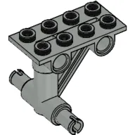 Plate Special 2 x 4 Thin 4 Holes, Struts and 2 Pins [Undercarriage]
