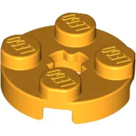 Plate Round 2 x 2 with Axle Hole Type 1 (+ Opening)