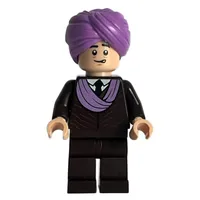 Professor Quirinus Quirrell (Voldemort), Medium Lavendar Turban, Dark Brown Suit