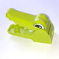 Duplo Animal Brick 2 x 2 Alligator/Crocodile Head with Opening Jaw
