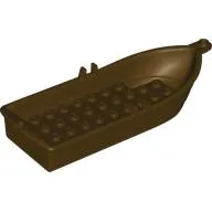 Boat / Rowing Boat 14 x 5 x 2 with Oarlocks [No Hollow Inside Studs]