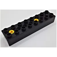 Duplo Toolo Brick 2 x 8 with 2 Screws in Holes 1 and 5