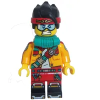 Monkie Kid, Bright Light Orange Jacket, Breathing Apparatus, Goggles