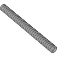 Hose, Ribbed 7mm D. 11L / 8.8cm