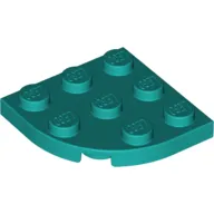 Plate Round Corner 3 x 3
