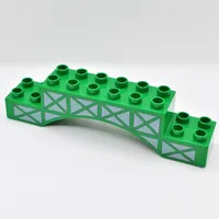 Duplo Brick 2 x 10 x 2 Arch with Girder Print