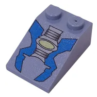 Slope 33° 3 x 2 with Blue/Gray Machinery Print