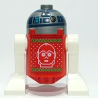 Astromech Droid, R2-D2, Red Holiday Sweater