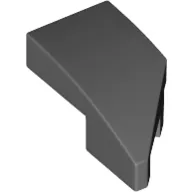 Brick Wedged, Curved 2 x 1 with Stud Notch Left