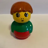 Primo Figure Boy with Red Base, Dark Orange Hair