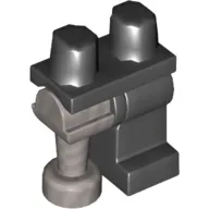 Left Leg, Flat Silver Pirate Peg Leg, and Black Hips