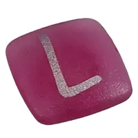 Clikits Icon, Square 2 x 2 Small with Pin and Silver 'L' Print