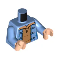 Torso Jacket, Medium Nougat Shirt print, Medium Blue Arms, Light Nougat Hands