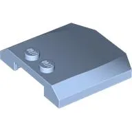 Brick Wedged, Curved Triple 4 x 4 x 2/3 with 2 Studs