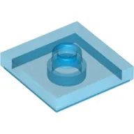 Plate Special 2 x 2 with Groove and Center Stud (Jumper)