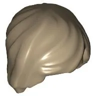 Hair Mid Length, Smooth, Swept Aside