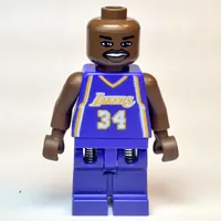 Shaquille O'Neal, Los Angeles Lakers #34, Violet