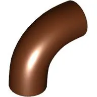 Brick Round 1 x 1 diameter Tube with 90 Degree Elbow (2 x 2 x 1) and Axle Holes (Crossholes) at each end