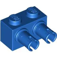 Brick Special 1 x 2 with 2 Pins, Round Pin Holes