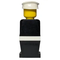 LEGOLAND Police - Black, White Hat, White Belt