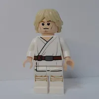 Luke Skywalker, White Robe, White Legs, Cheek Lines