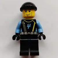 Aquaraider Diver with Black Hat