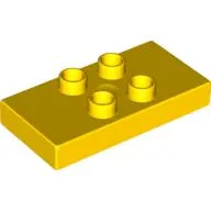 Duplo Plate 2 x 4 x 1/2 with 4 Center Studs [Thick]