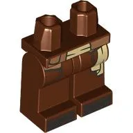 Hips and Reddish Brown Legs with Nougat Coat Ends, Tan Belt, Black Toes print