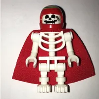 Douglas Elton / El Fuego, Skeleton with Red Helmet and Cape