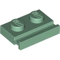 Plate Special 1 x 2 with Door Rail