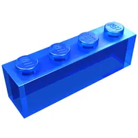 Brick 1 x 4 without Bottom Tubes