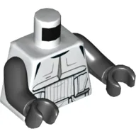 Torso Armour, First Order Trooper Print, Black Arms and Hands