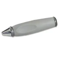 Pen Body, with Chrome Tip, Pearl Dark Gray Ends