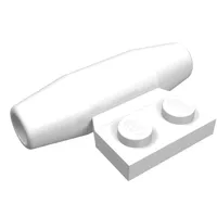 Engine - Smooth, Small 1 x 2 Side Plate [No Axle Holders]