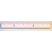 Tile 1 x 8 with Ruler INCH 3 - 4 Pattern