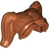 Hair Pigtails High, Long Bangs, Hole on Top, Hair Ties [Plain]