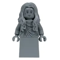 Statue - Dress/Robe, Wavy Hair