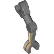 Arm Mechanical [2 Clips at 90°], General Grievous (Clone Wars) with Tan Print on Left