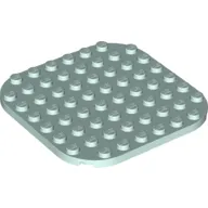 Plate Round Corners 8 x 8