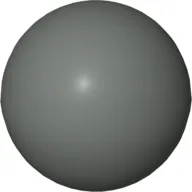 Ball, Hard Plastic, 51mm (approx. 6 studs diameter)