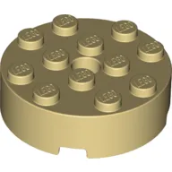 Brick Round 4 x 4 Centre Hole